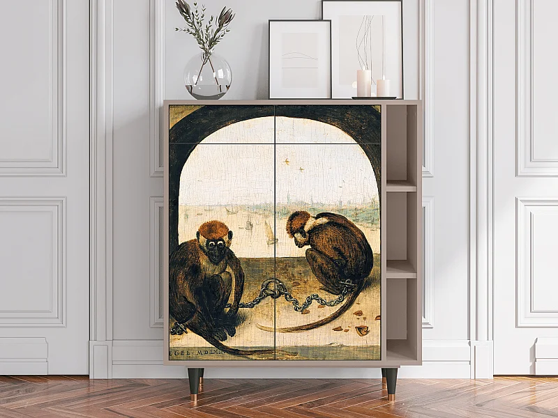 Buffet - 96х110х41 cm - BS6 - Two Monkeys, Latte