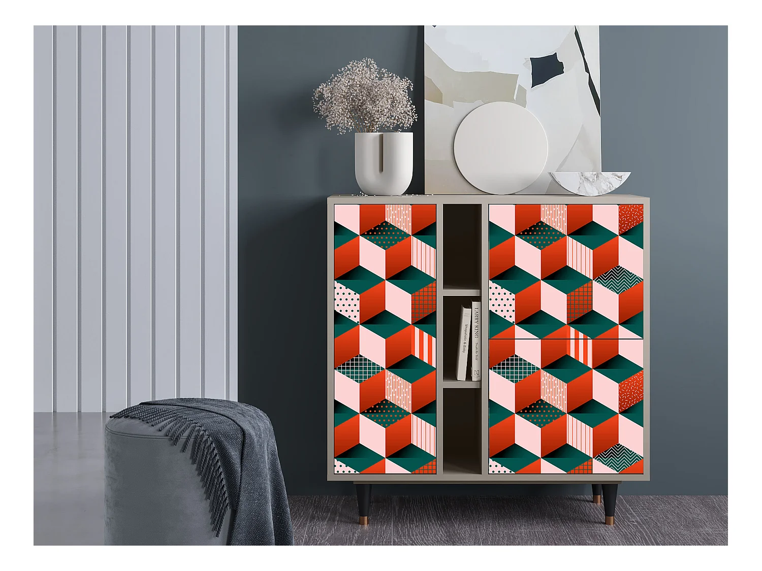 Sideboard - 94х96х41 cm - BS5 - Pepsi-Cola, Sand