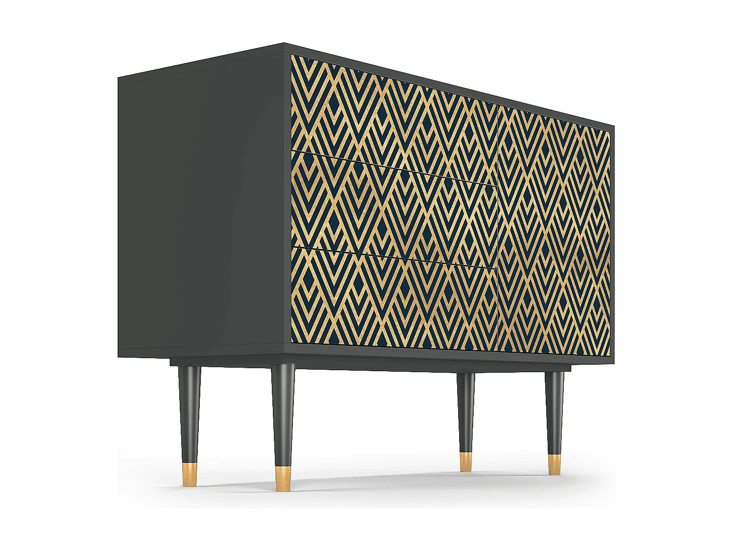 Buffet - 115х84х41 cm - S3 - Egypt Triangles, Anthracite