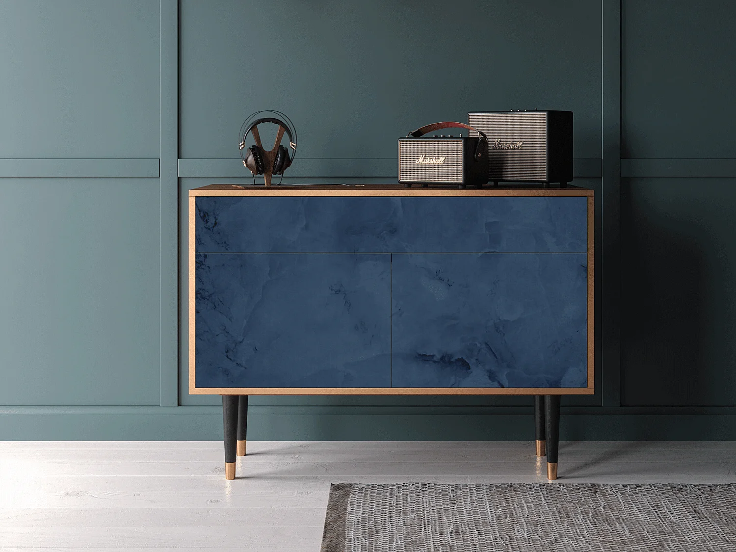 Buffet - 115x85x48 cm - BS4 - Endless Galaxi, Noyer