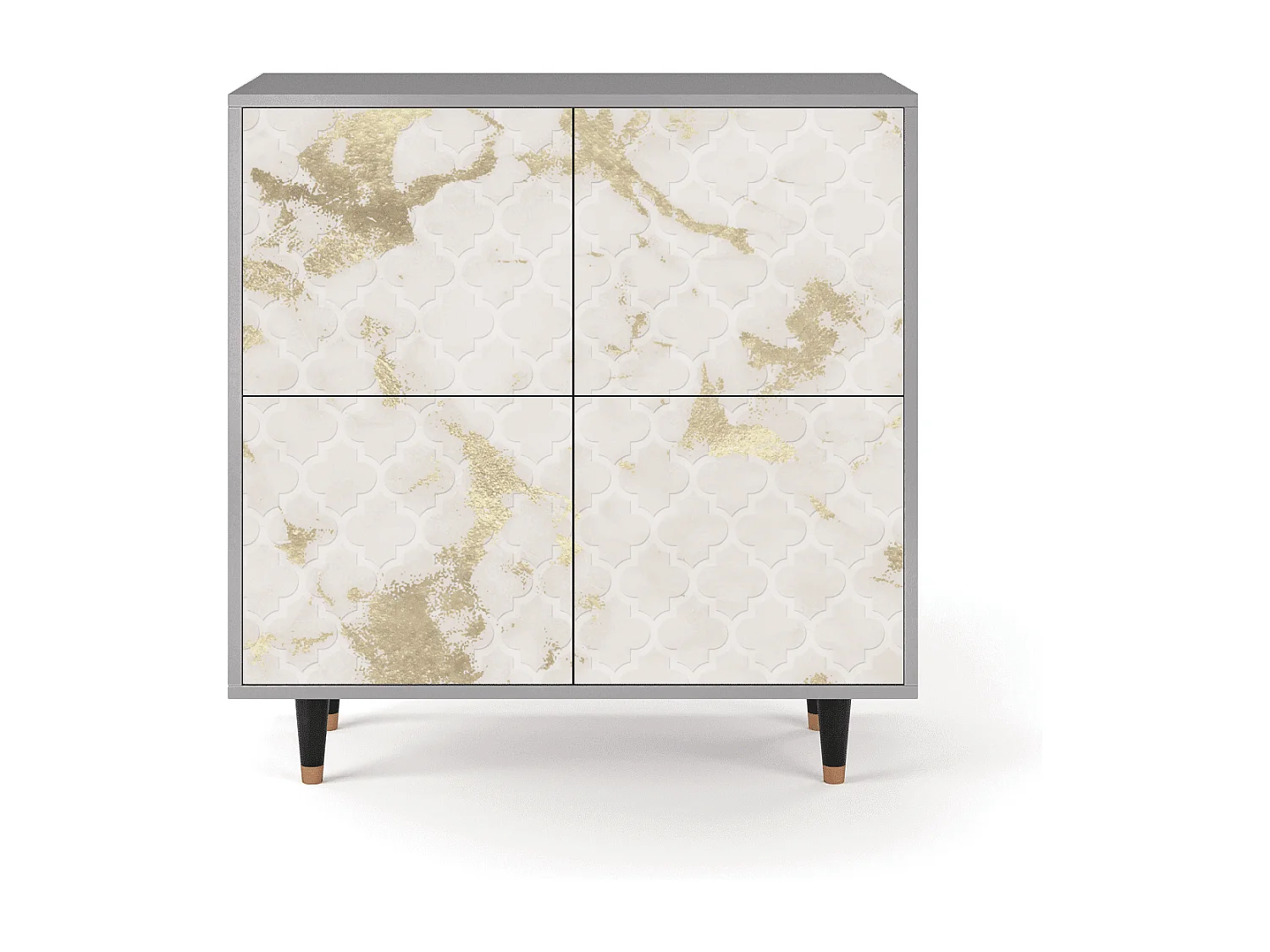 Aparador - 94x96x48 cm - BS3 - Sahara desert, Cinza