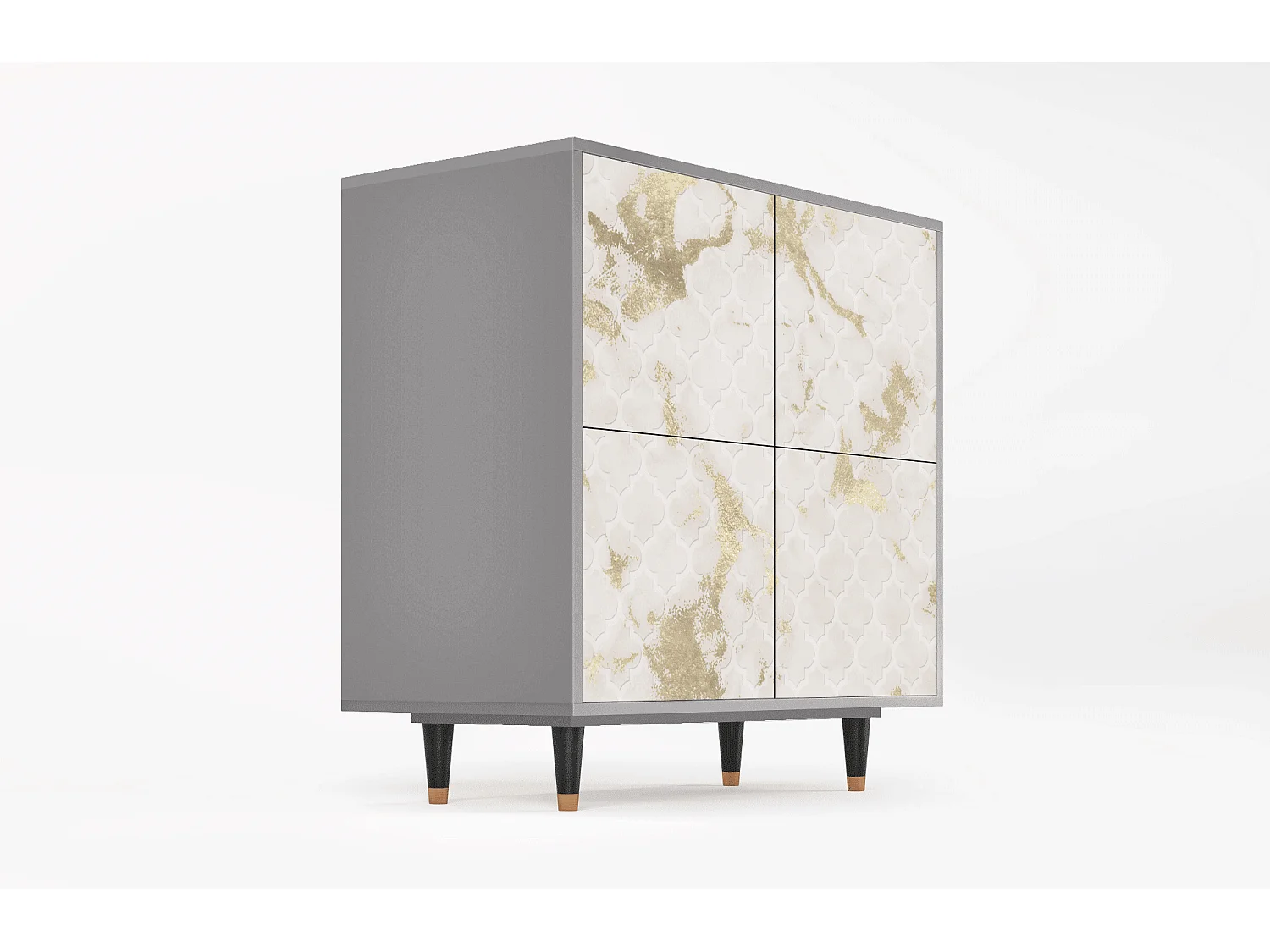 Credenza - 94x96x48 cm - BS3 - Sahara desert, Grigio