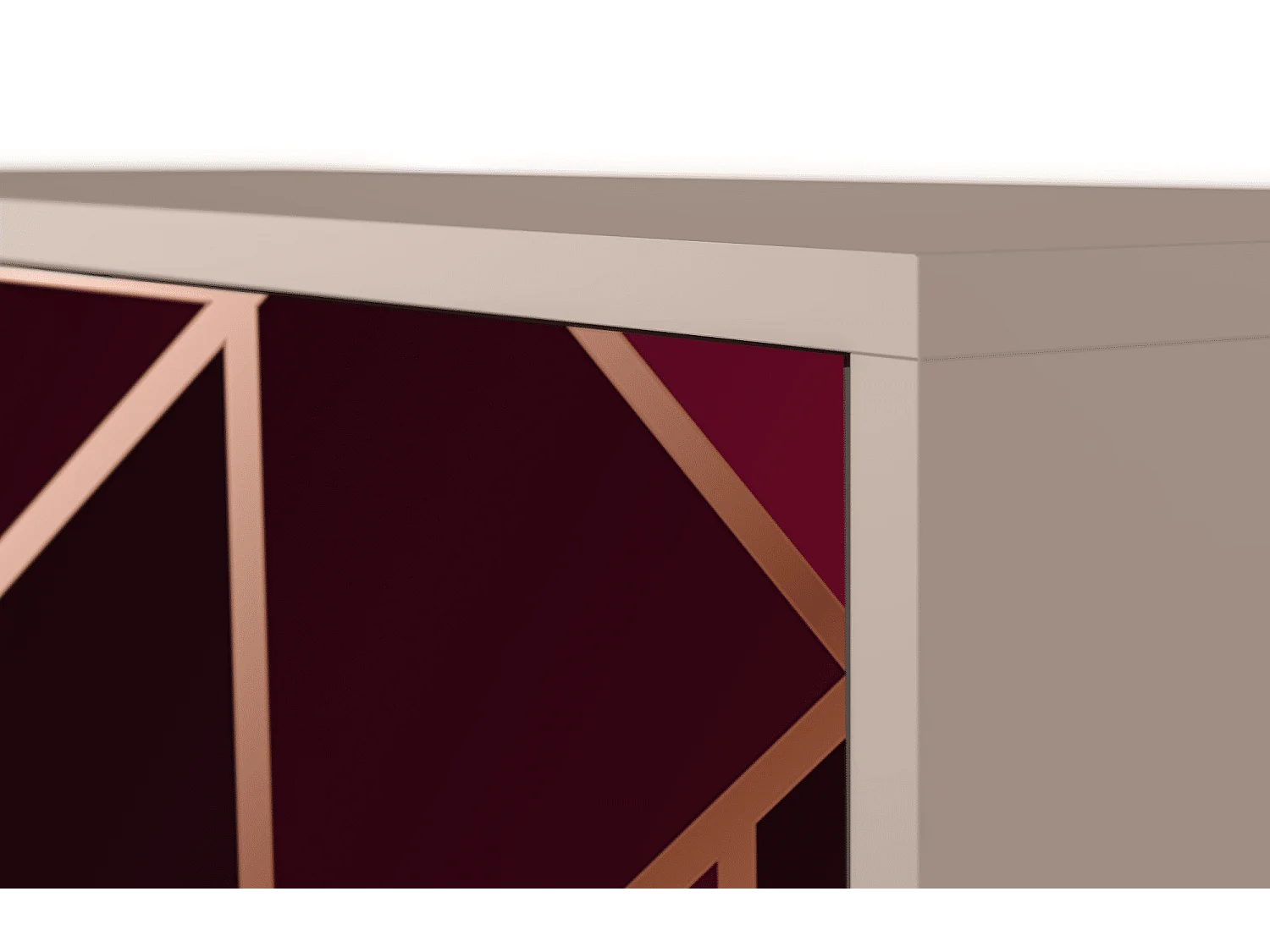 Credenza - 115х84х41 cm - S3 - Burgundy Jewelery, Latte