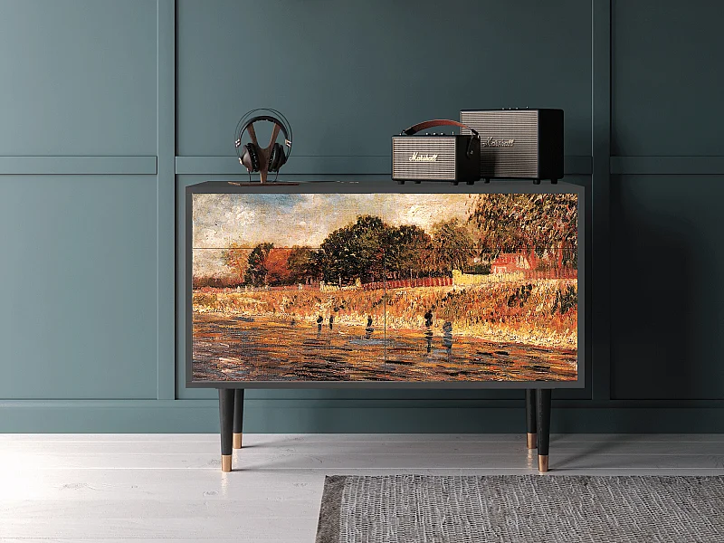 Buffet - 115x85x48 cm - BS4 - The Banks, Anthracite