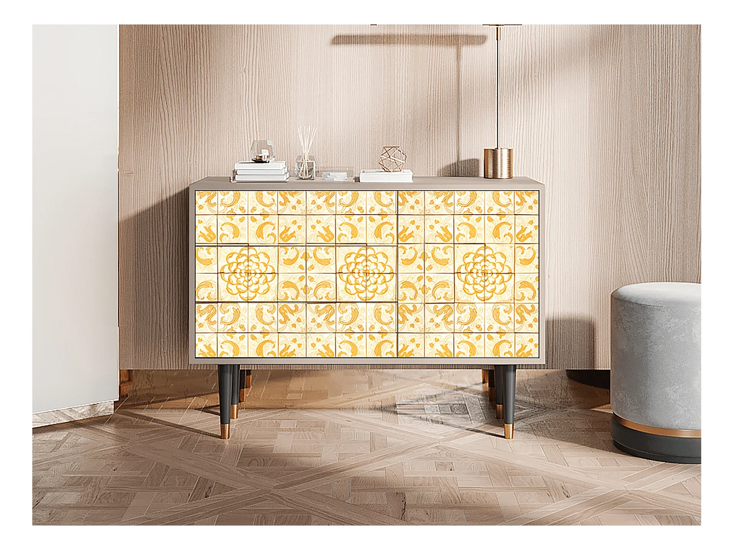 Buffet - 115х84х41 cm - S3 - Sunshiny Tile, Latte