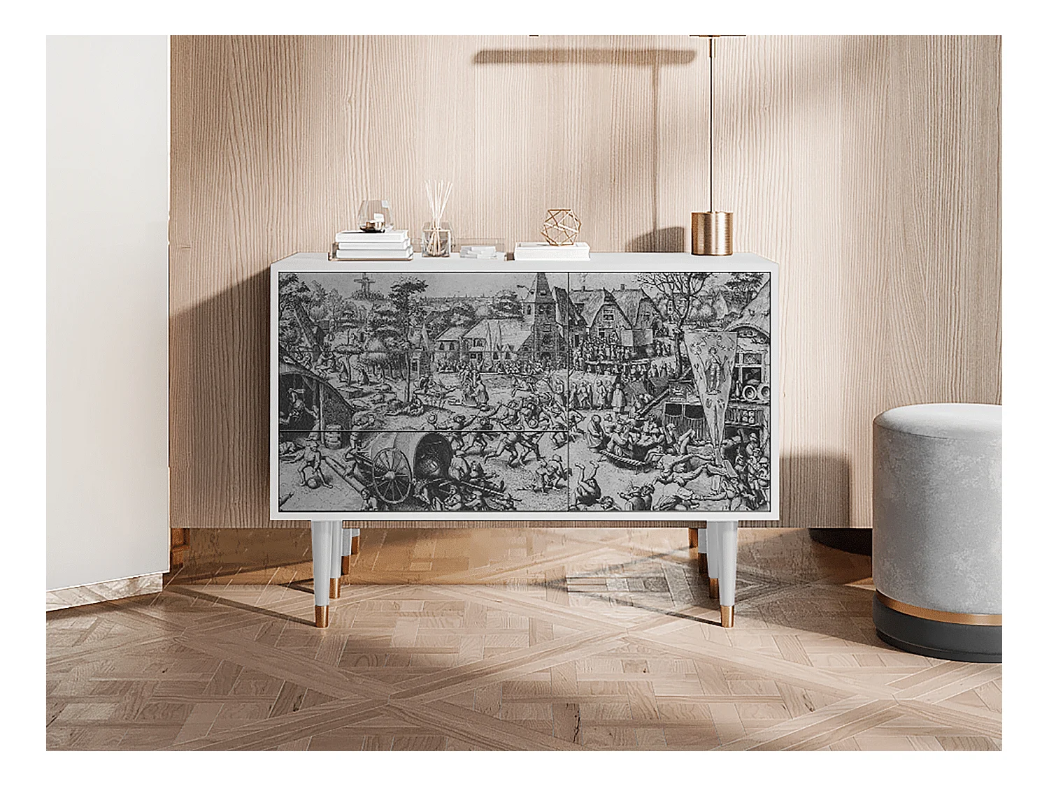 Buffet - 115х84х41 cm - S3 - The Festival of Saint, Blanc