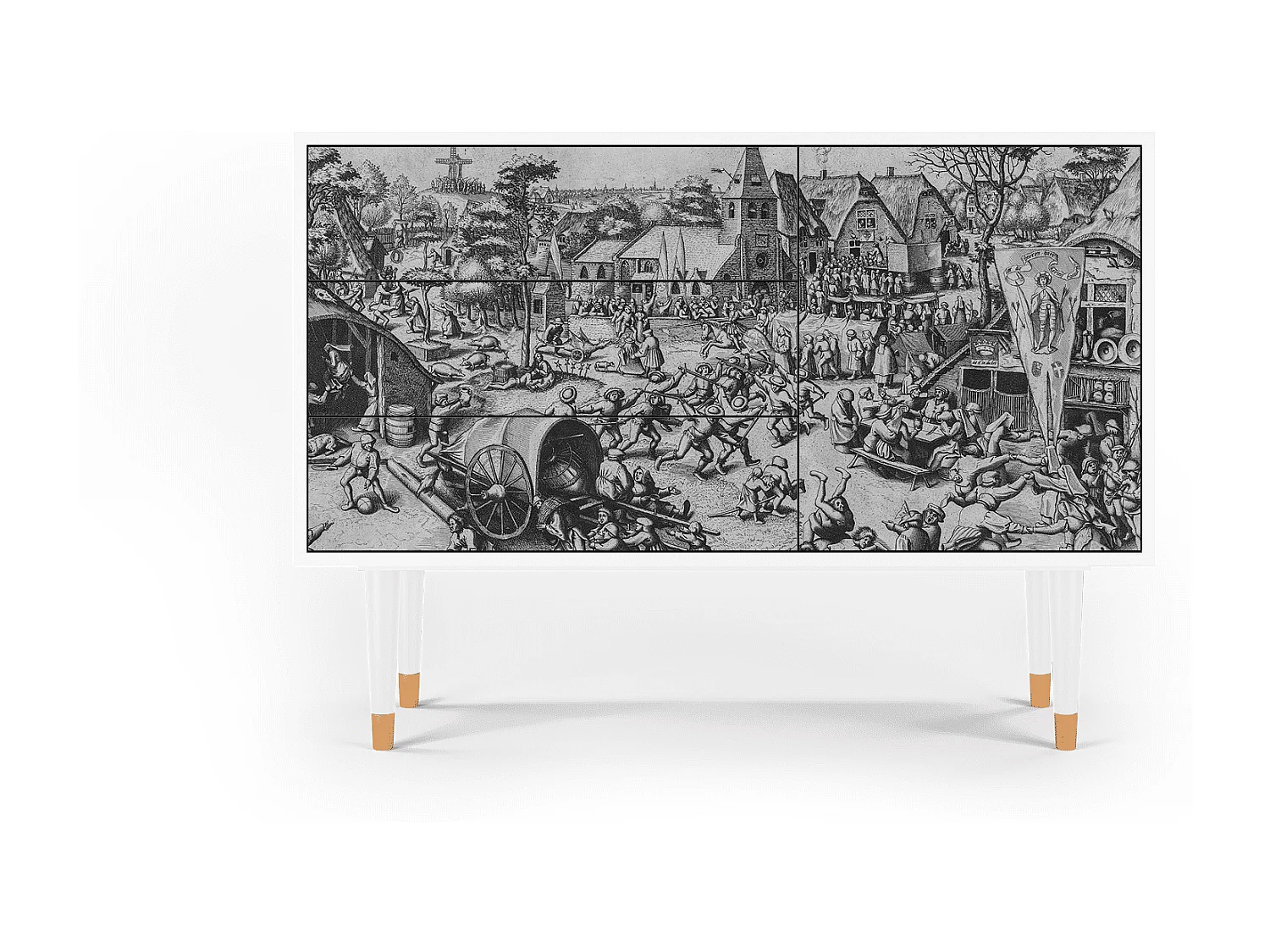 Aparador - 115х84х41 cm - S3 - The Festival of Saint, Blanco