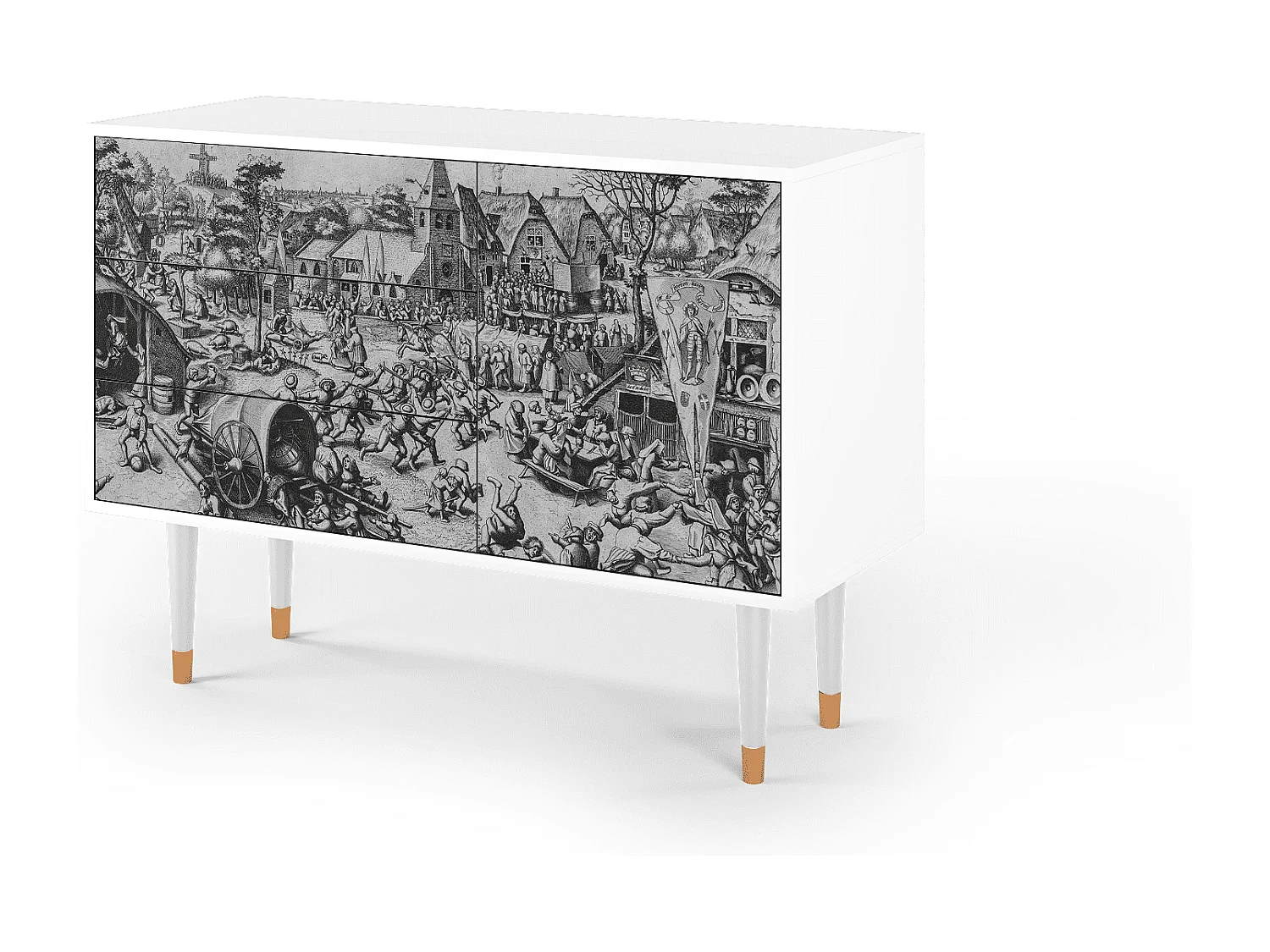 Aparador - 115х84х41 cm - S3 - The Festival of Saint, Blanco