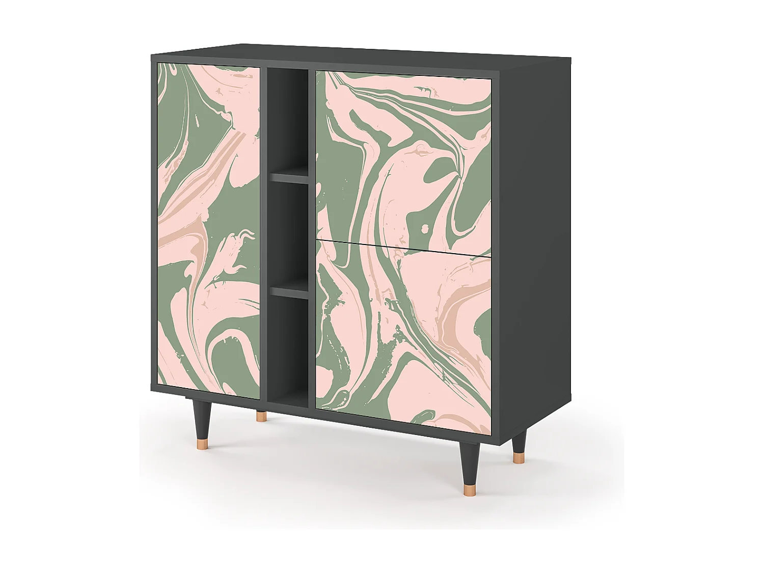 Buffet - 94х96х41 cm - BS5 - Aquarelle, Anthracite