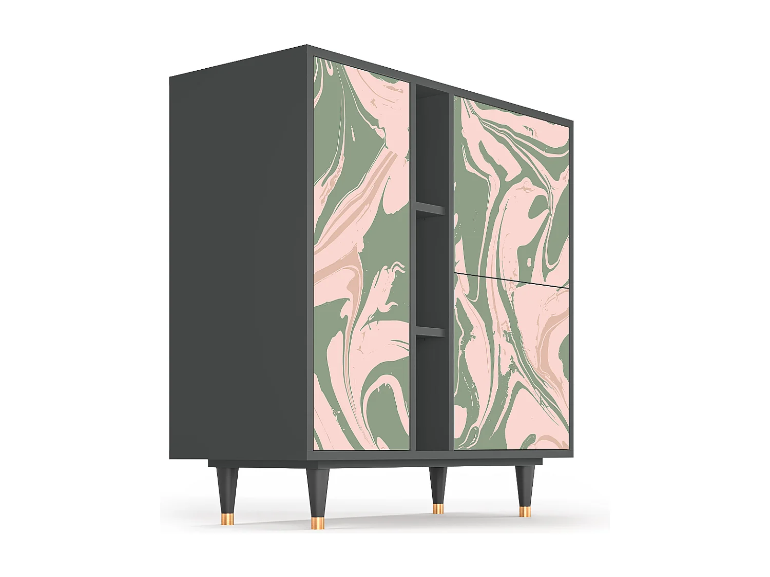 Buffet - 94х96х41 cm - BS5 - Aquarelle, Anthracite