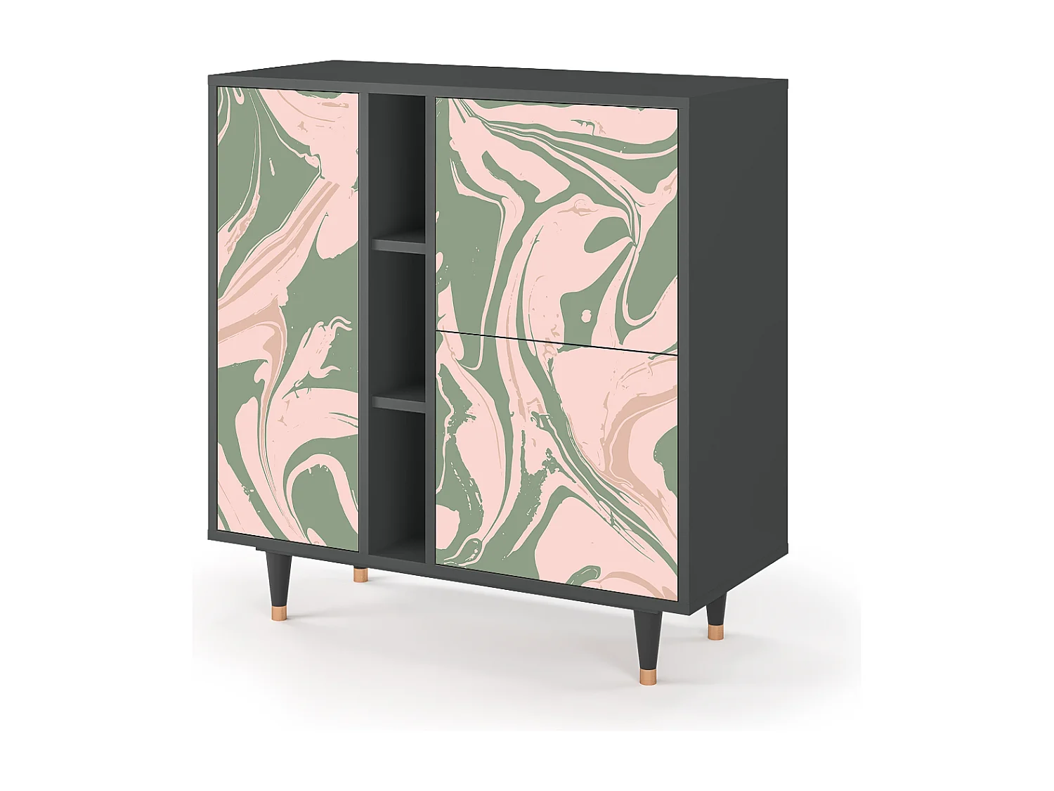 Buffet - 94х96х41 cm - BS5 - Aquarelle, Anthracite