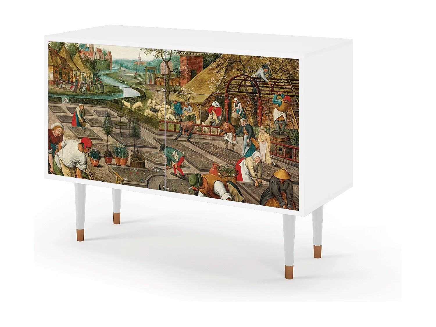 Buffet - 115x85x48 cm - BS4 - The Younger - Spring, Blanc