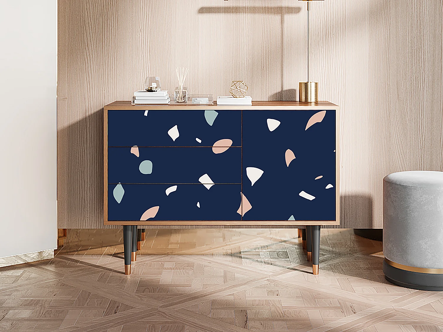 Sideboard - 115х84х41 cm - S3 - Space Satellites, Walnuss