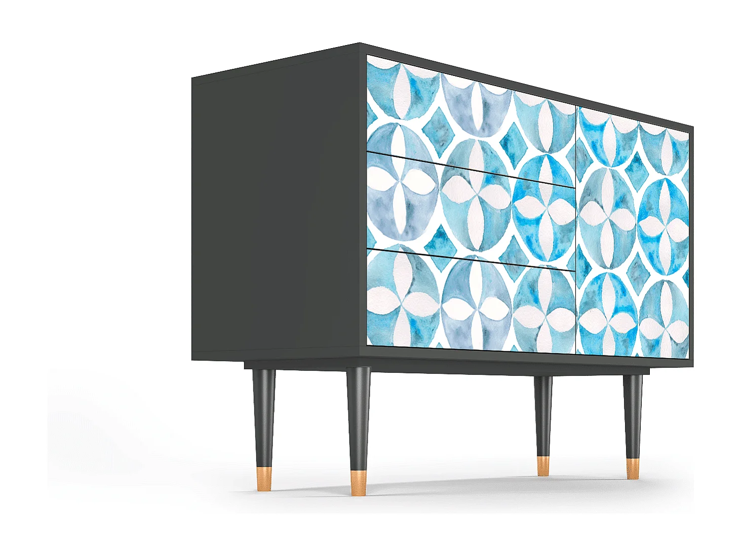 Buffet - 115х84х41 cm - S3 - Porto Mood, Anthracite