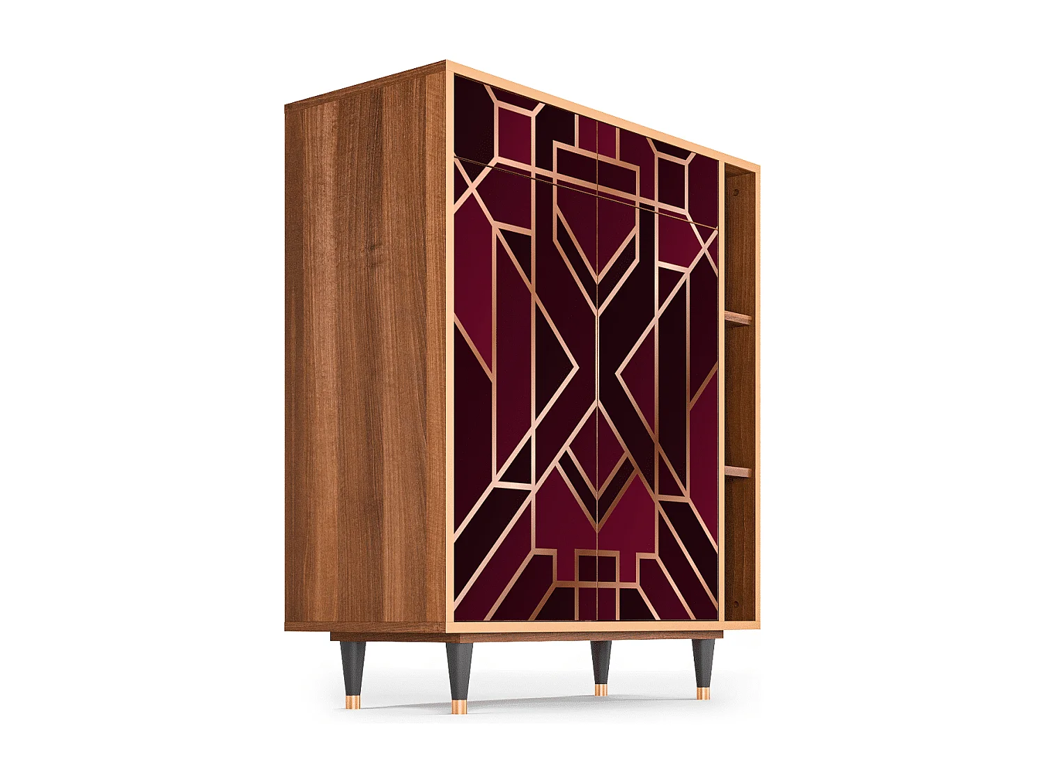 Buffet - 96х110х41 cm - BS6 - Burgundy Jewelery, Noyer