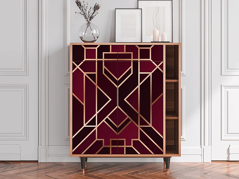 Aparador - 96х110х41 cm - BS6 - Burgundy Jewelery, Nogal