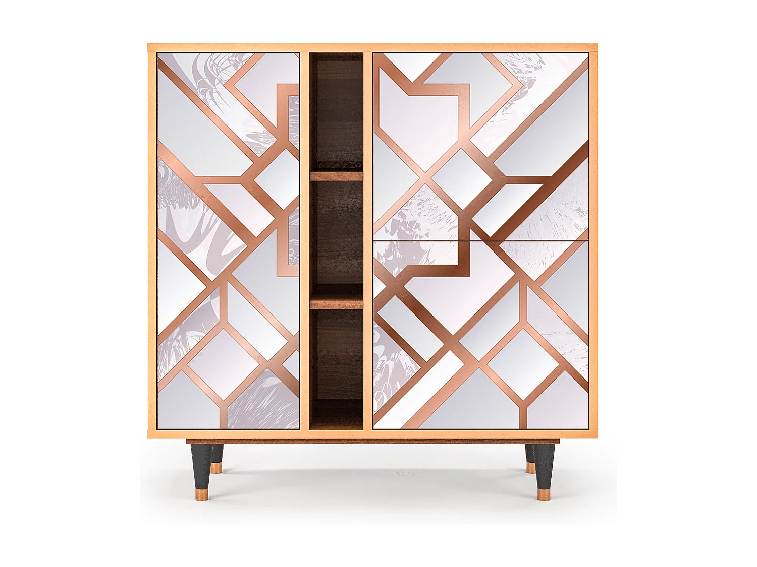 Kredens - 94х96х41 cm - BS5 - Pastel Fairytale, Orzech