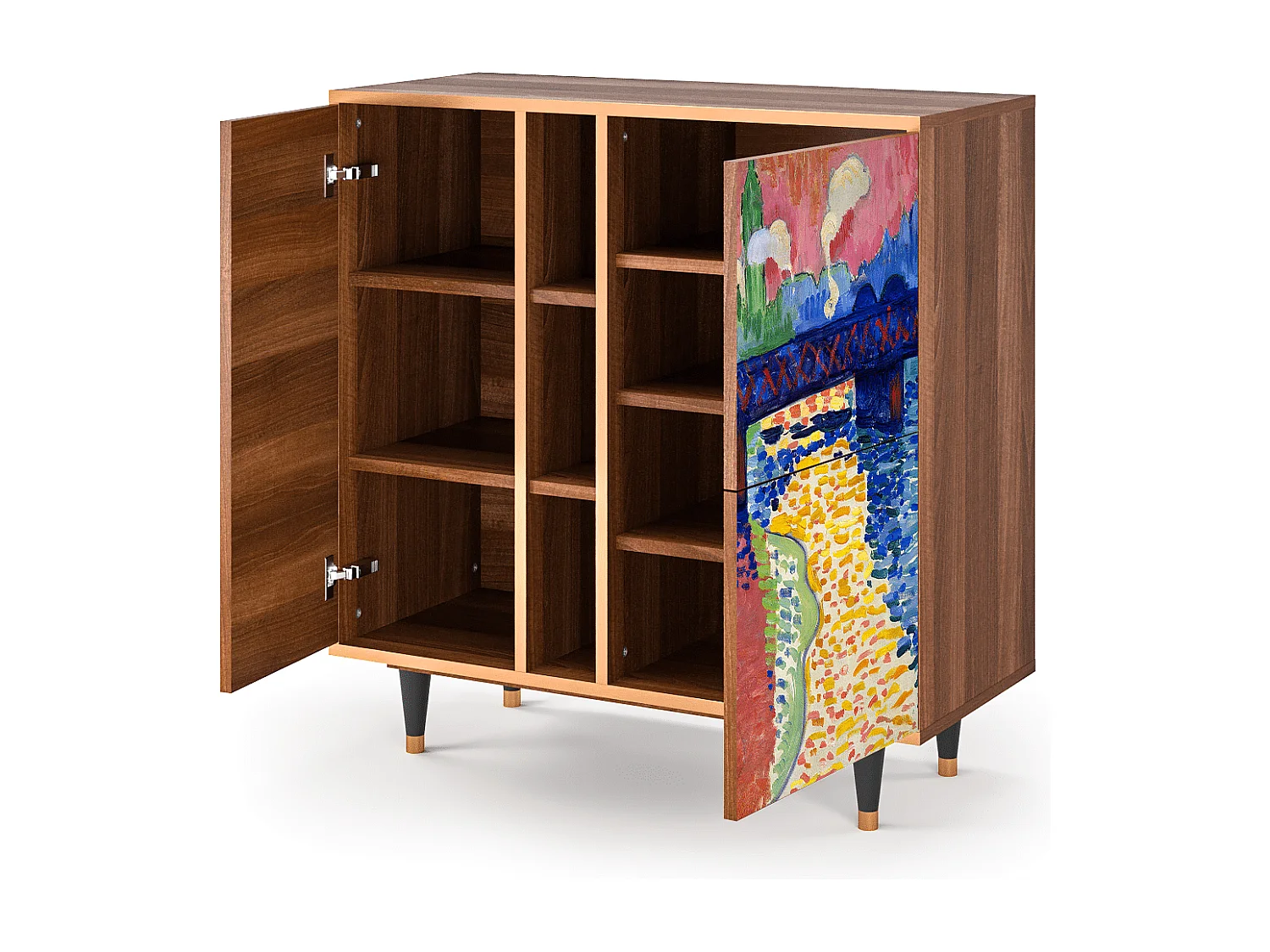 Buffet - 94х96х41 cm - BS5 - Charing Cross Bridge, Noyer