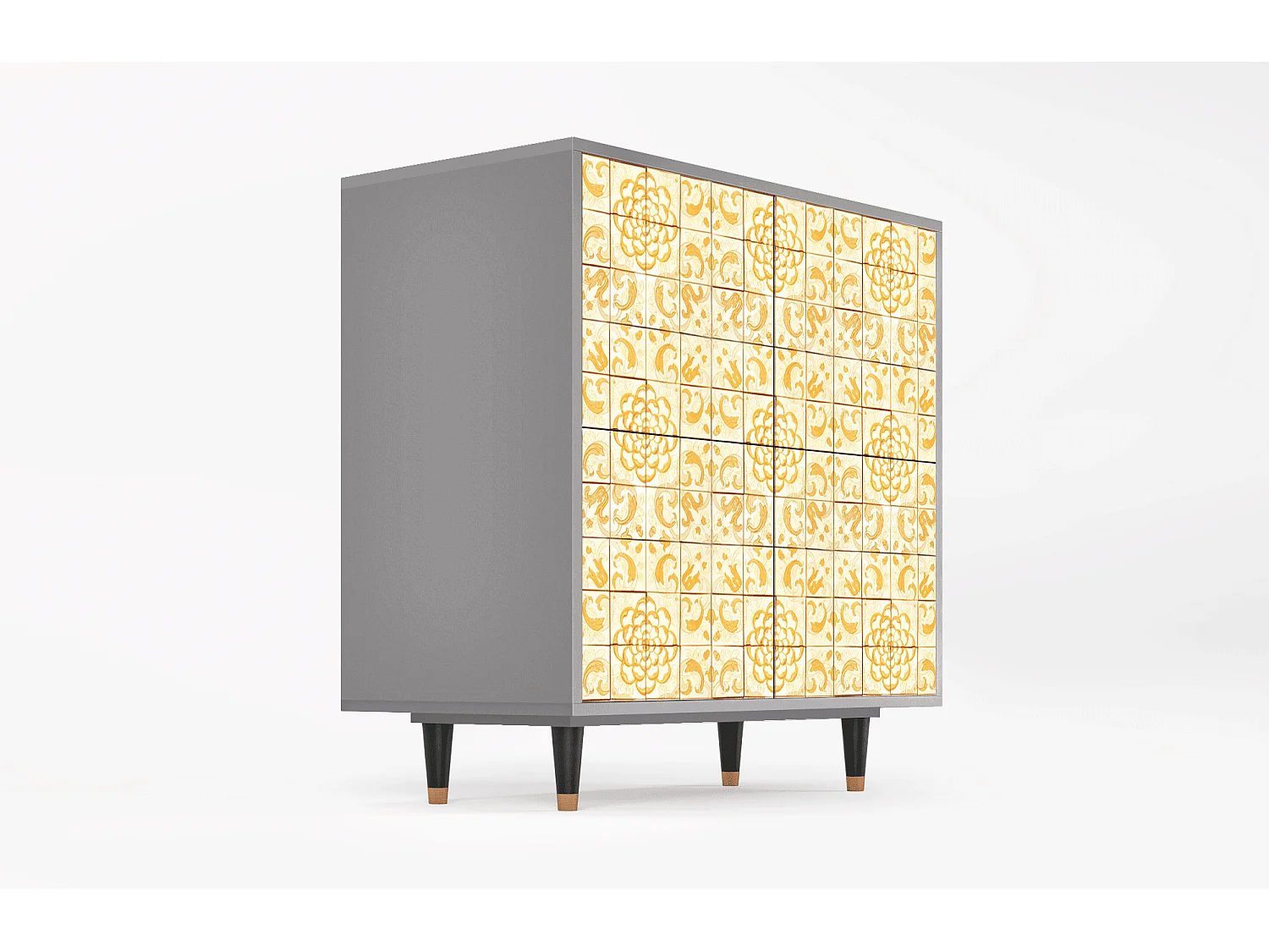 Credenza - 94x96x48 cm - BS3 - Sunshiny Tile, Grigio