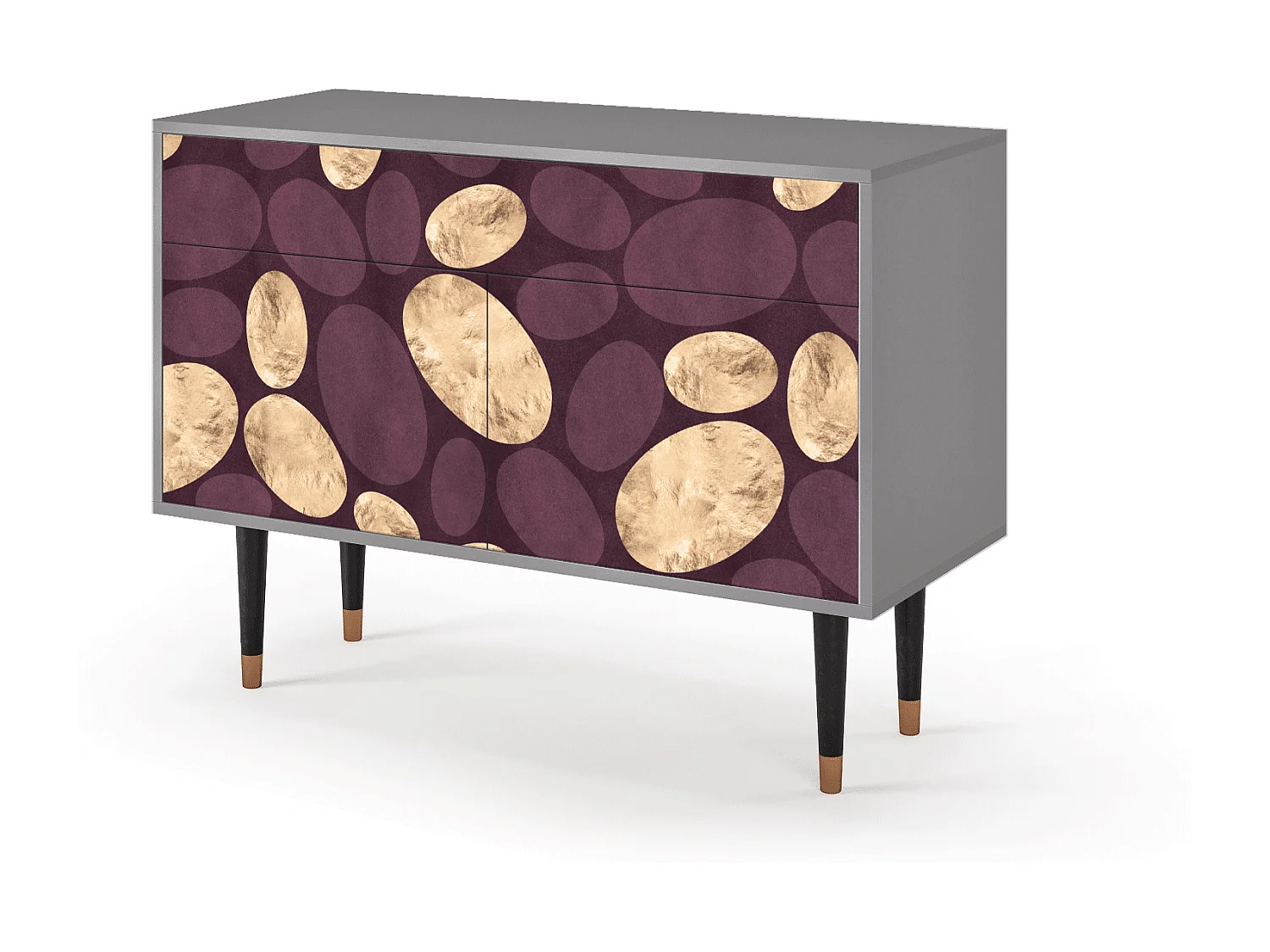 Buffet - 115x85x48 cm - BS4 - Fine Wine, Gris