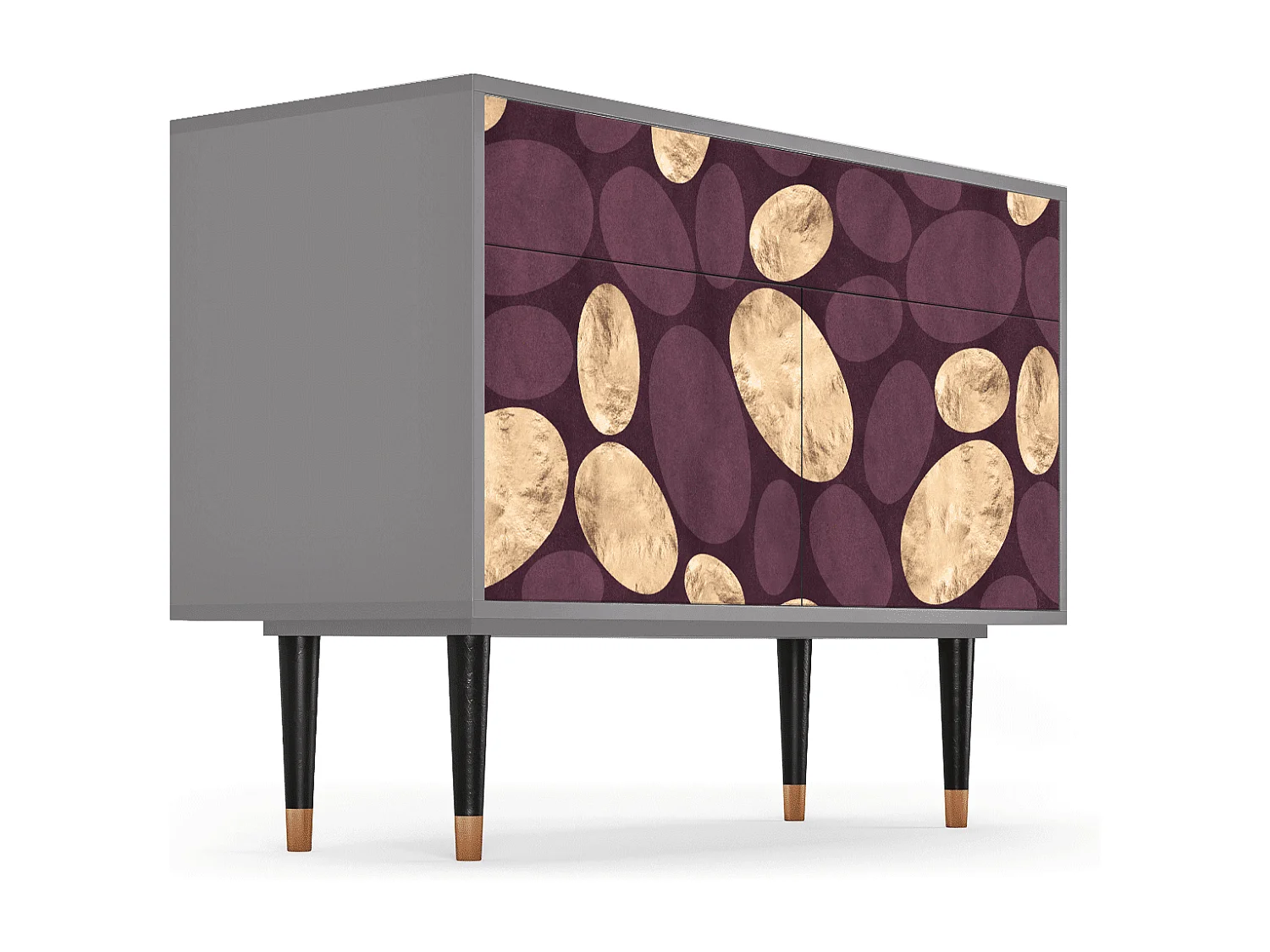 Buffet - 115x85x48 cm - BS4 - Fine Wine, Gris