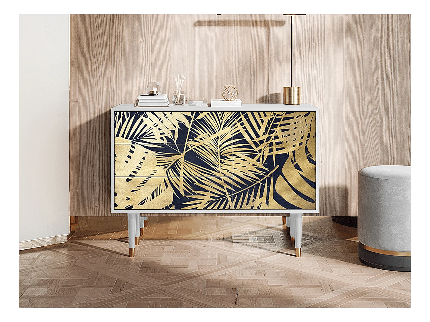 Buffet - 115х84х41 cm - S3 - Jungle Vibes, Blanc