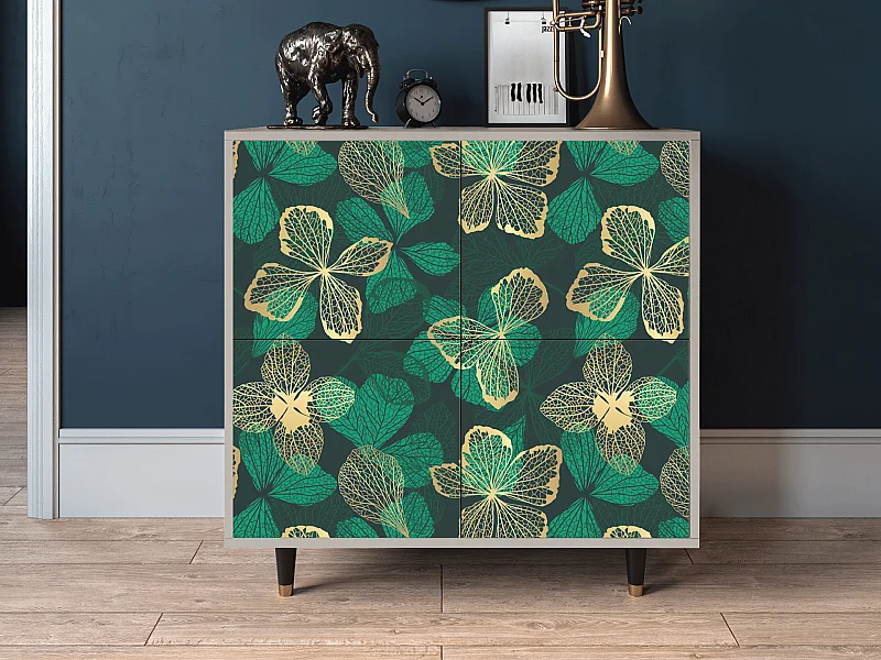 Dressoir - 94x96x48 cm - BS3 - Green Flower, Zand