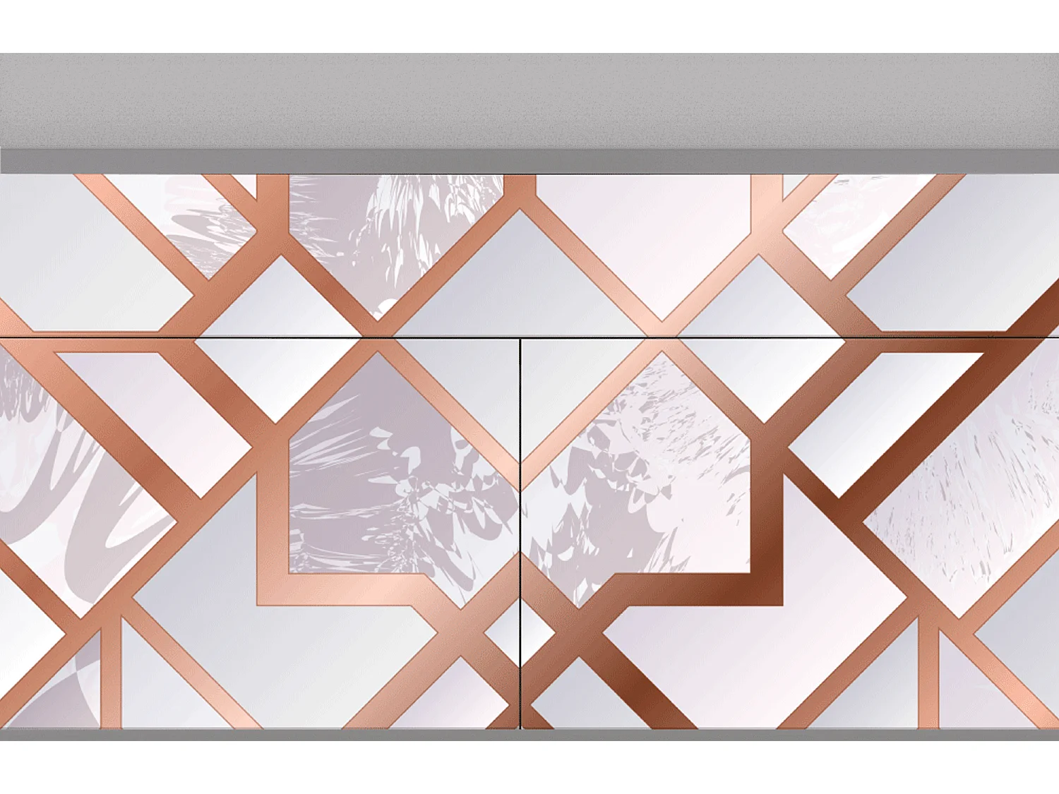 Aparador - 115x85x48 cm - BS4 - Pastel Fairytale, Cinza