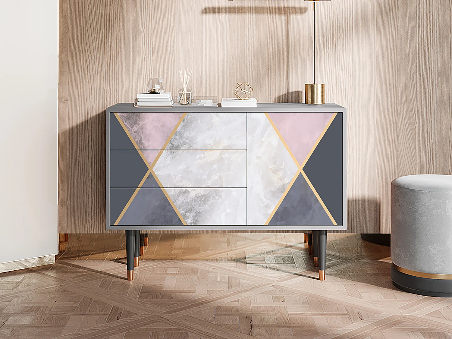 Credenza - 115х84х41 cm - S3 - Ideal Harmony, Grigio