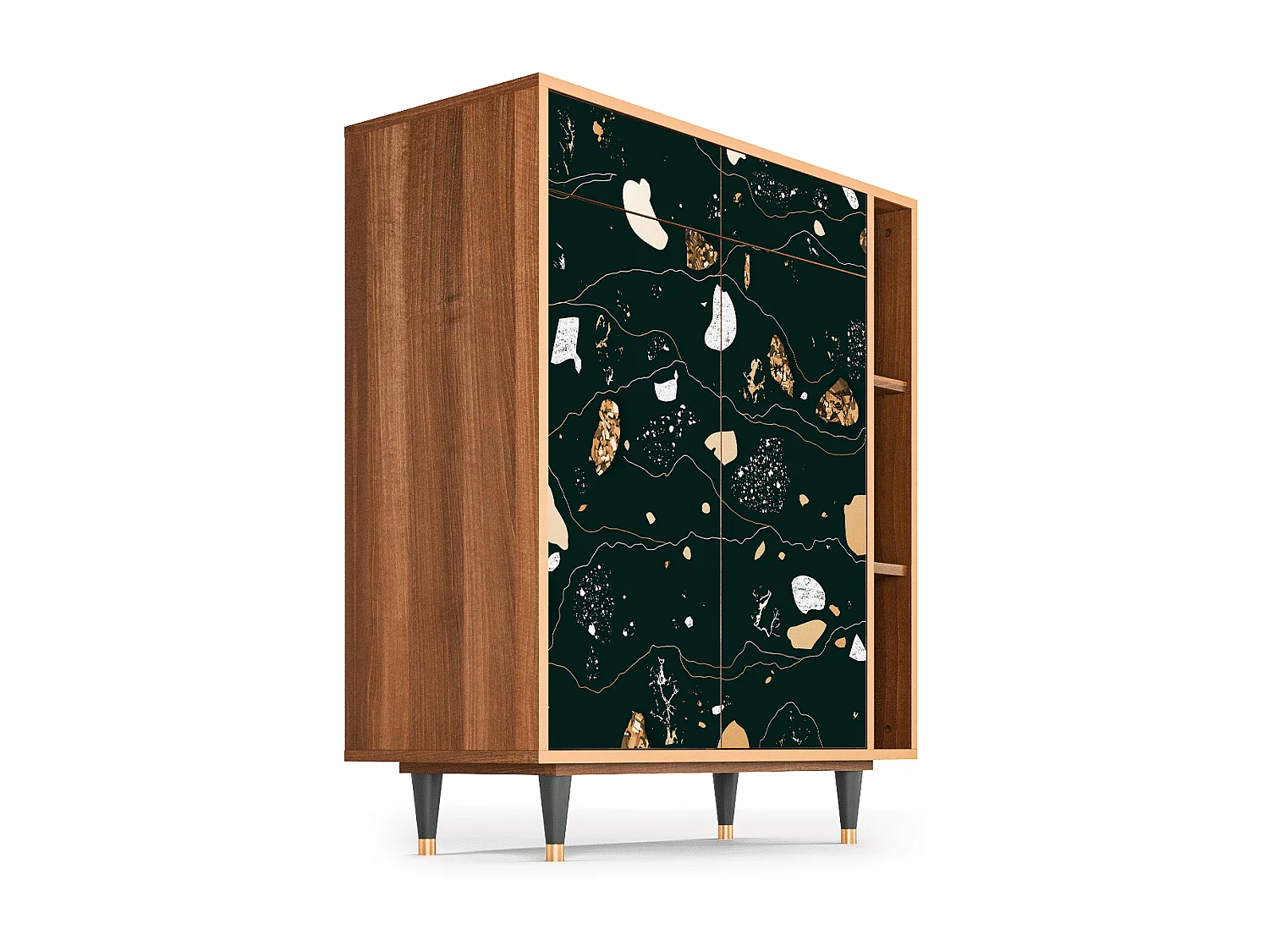 Aparador - 96х110х41 cm - BS6 - Space Rocks, Nogal