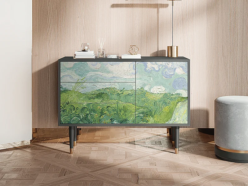 Aparador - 115х84х41 cm - S3 - Green Wheat Fields, Antracita