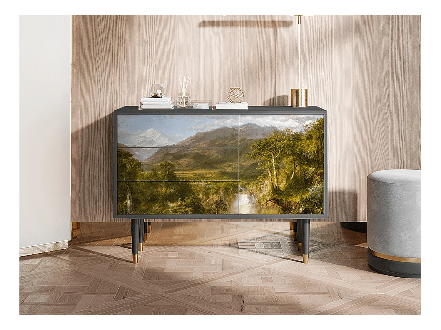 Buffet - 115х84х41 cm - S3 - The Heart of the Andes , Anthracite