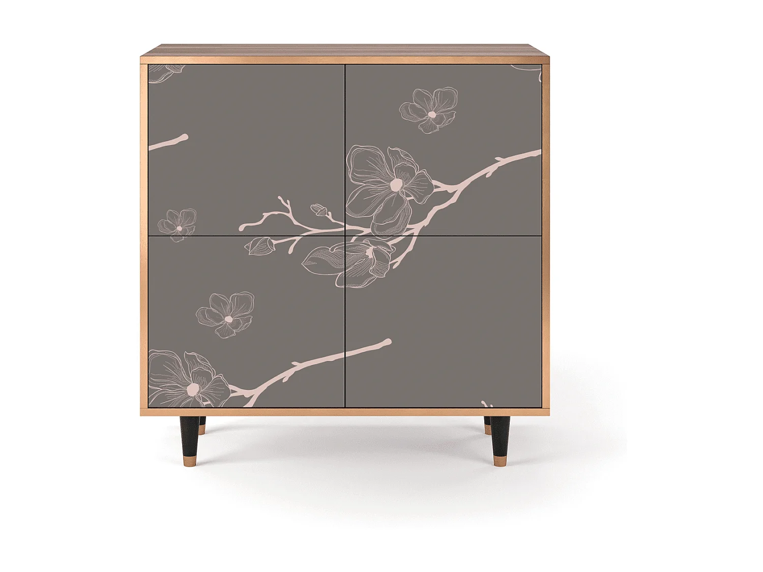 Buffet - 94x96x48 cm - BS3 - Cherry Blossom, Noyer