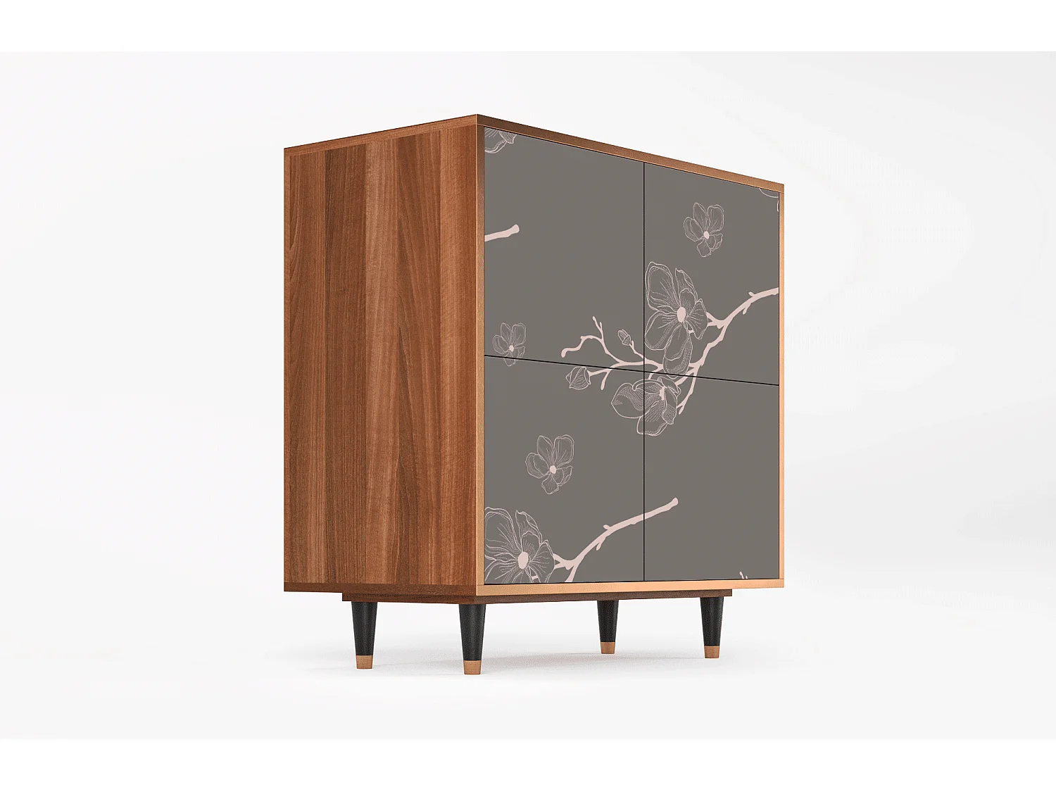 Buffet - 94x96x48 cm - BS3 - Cherry Blossom, Noyer