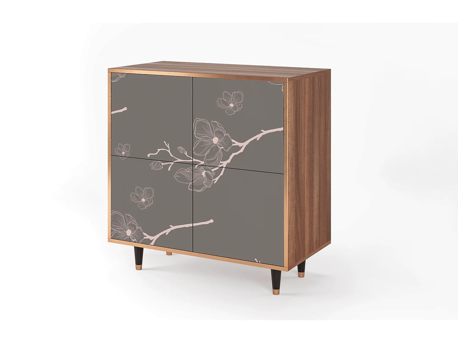 Sideboard - 94x96x48 cm - BS3 - Cherry Blossom, Walnuss