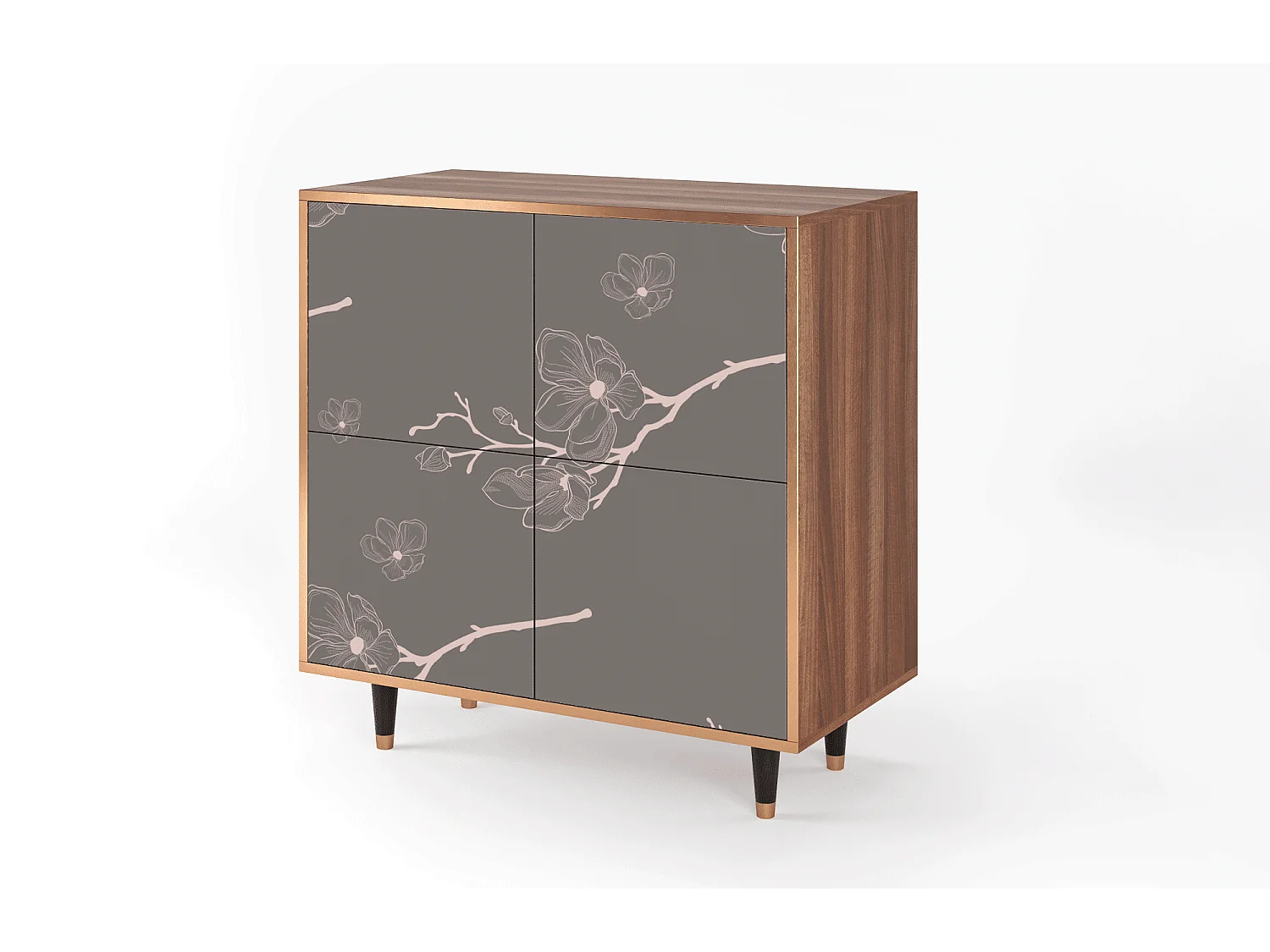 Buffet - 94x96x48 cm - BS3 - Cherry Blossom, Noyer