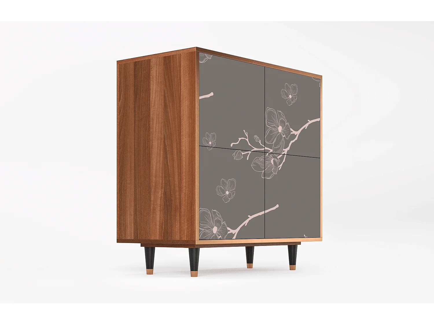 Buffet - 94x96x48 cm - BS3 - Cherry Blossom, Noyer