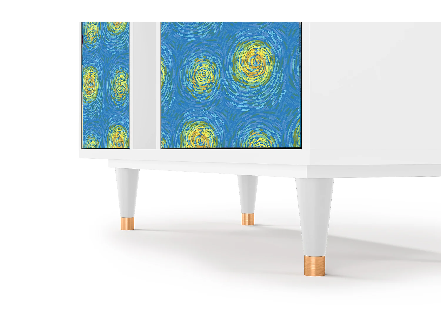 Sideboard - 94х96х41 cm - BS5 - Van Gogh Lights, Weiß