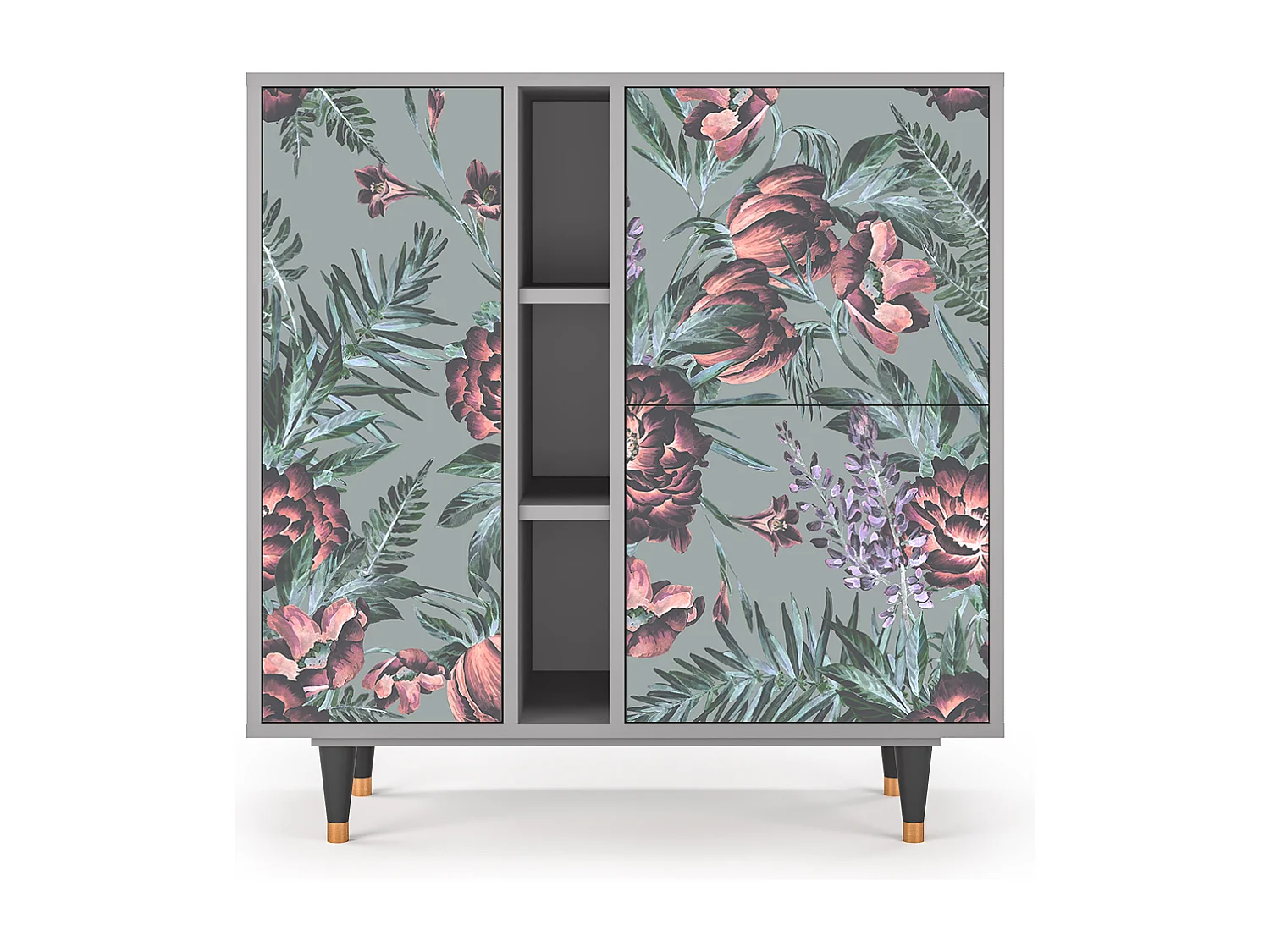 Buffet - 94х96х41 cm - BS5 - Light Peonies, Gris