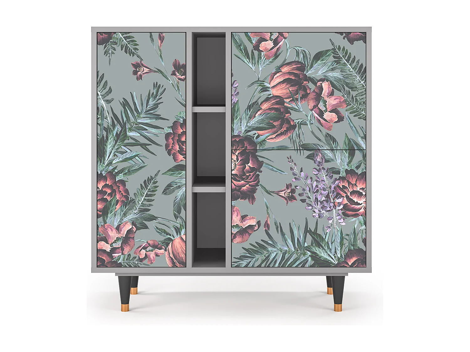 Buffet - 94х96х41 cm - BS5 - Light Peonies, Gris