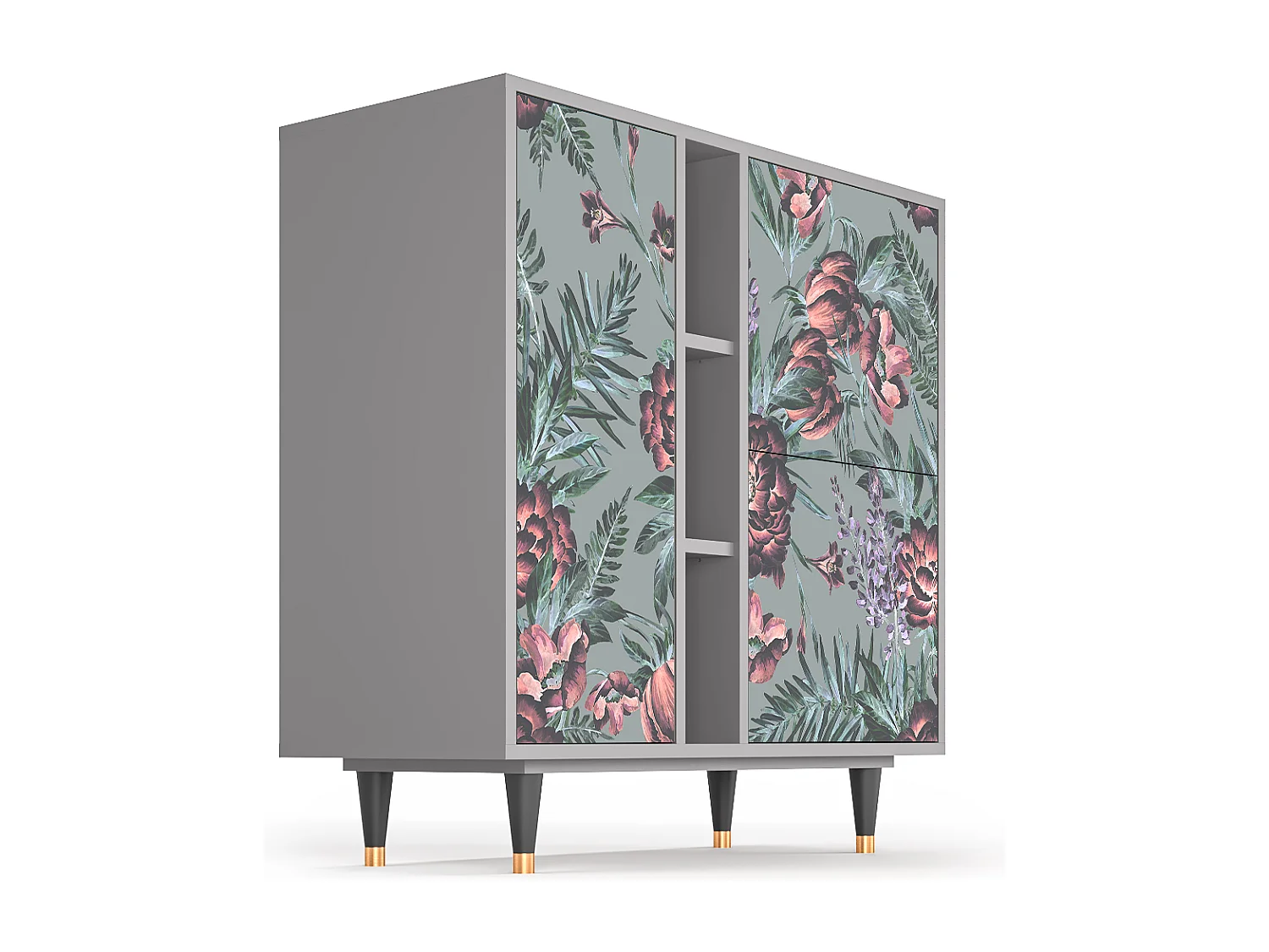 Buffet - 94х96х41 cm - BS5 - Light Peonies, Gris