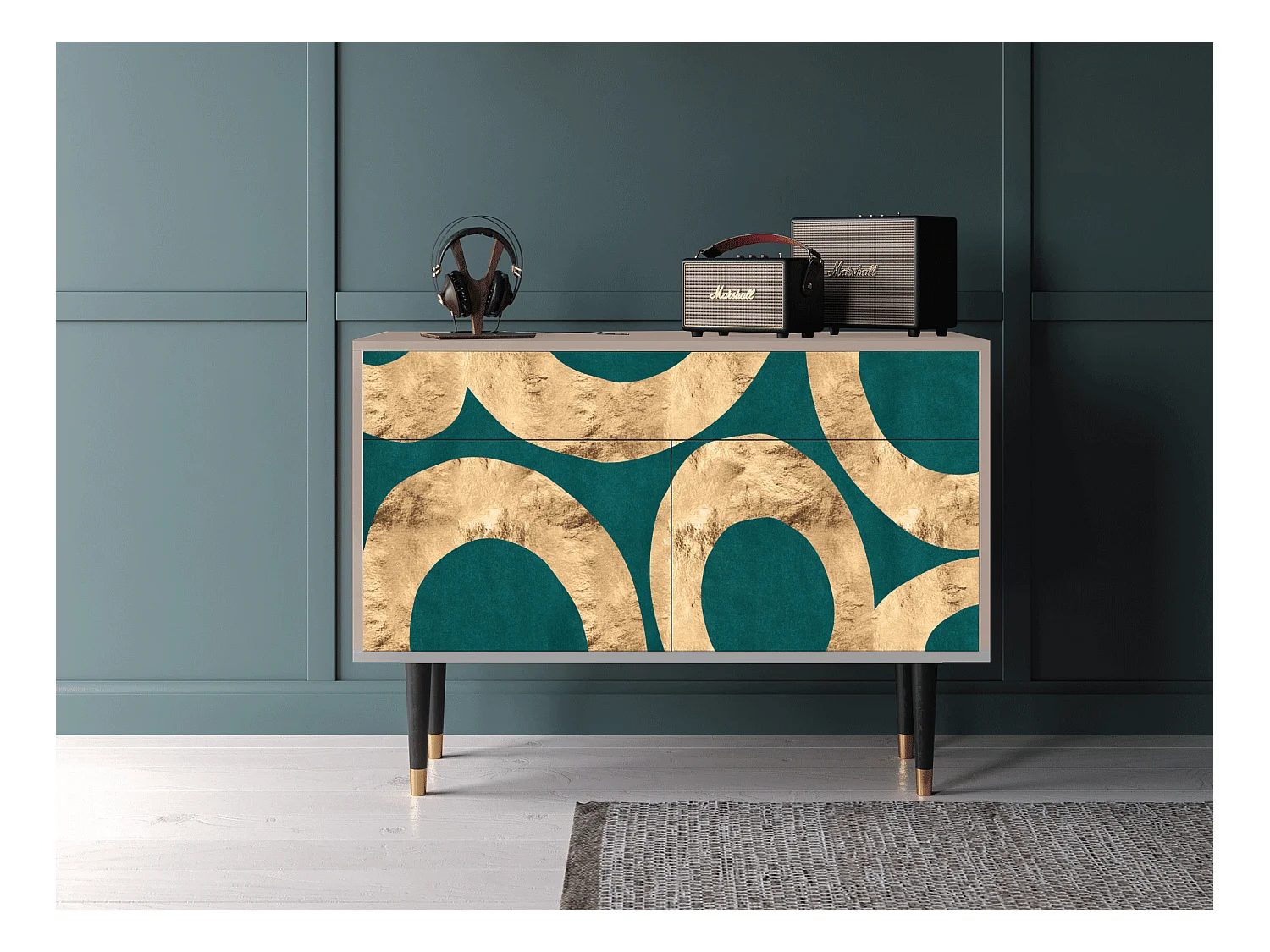 Buffet - 115x85x48 cm - BS4 - Zircon Sphere, Latte