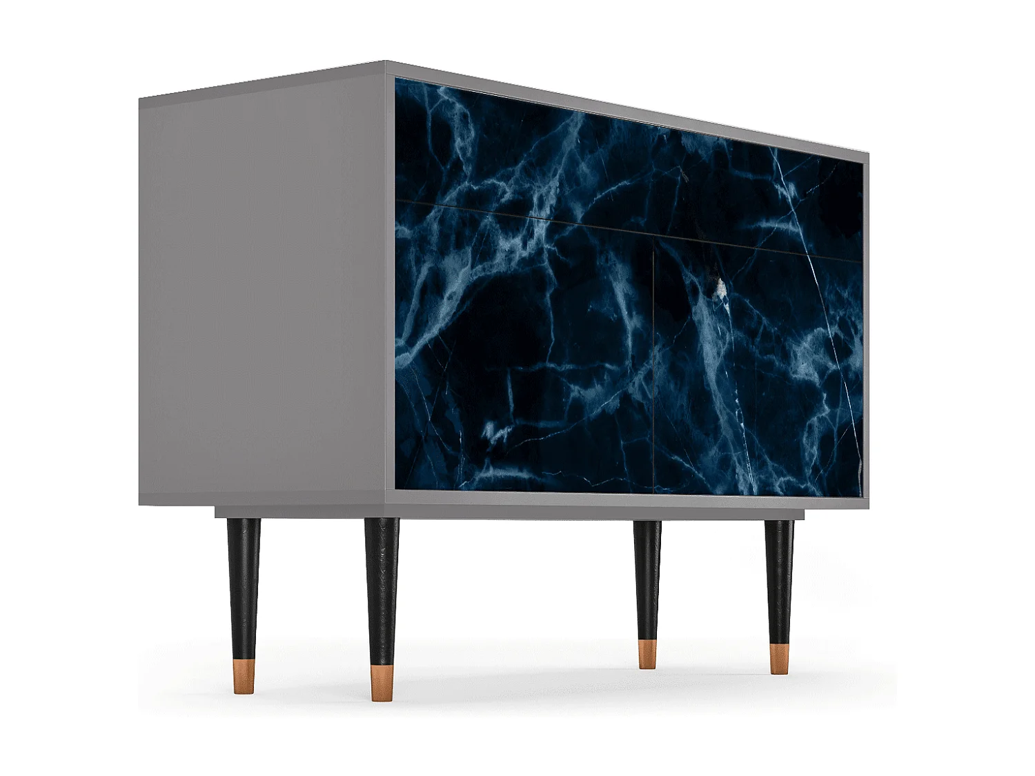 Buffet - 115x85x48 cm - BS4 - Deep Ocean, Gris