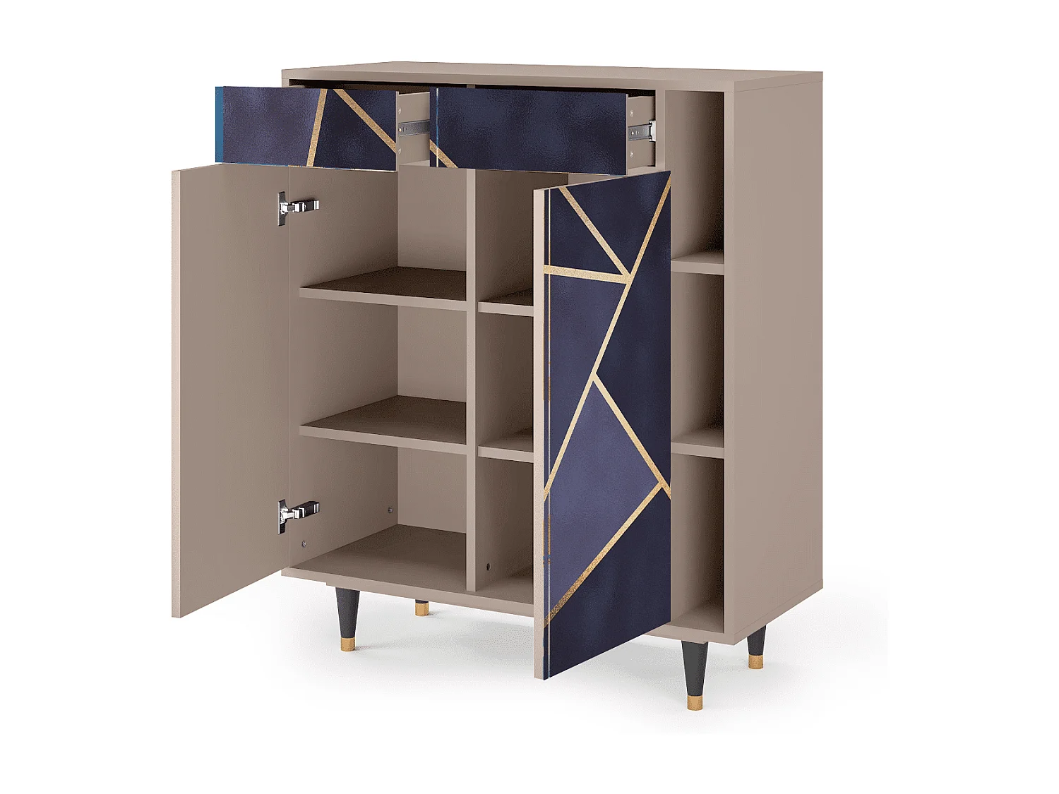 Buffet - 96х110х41 cm - BS6 - The Amethyst, Latte