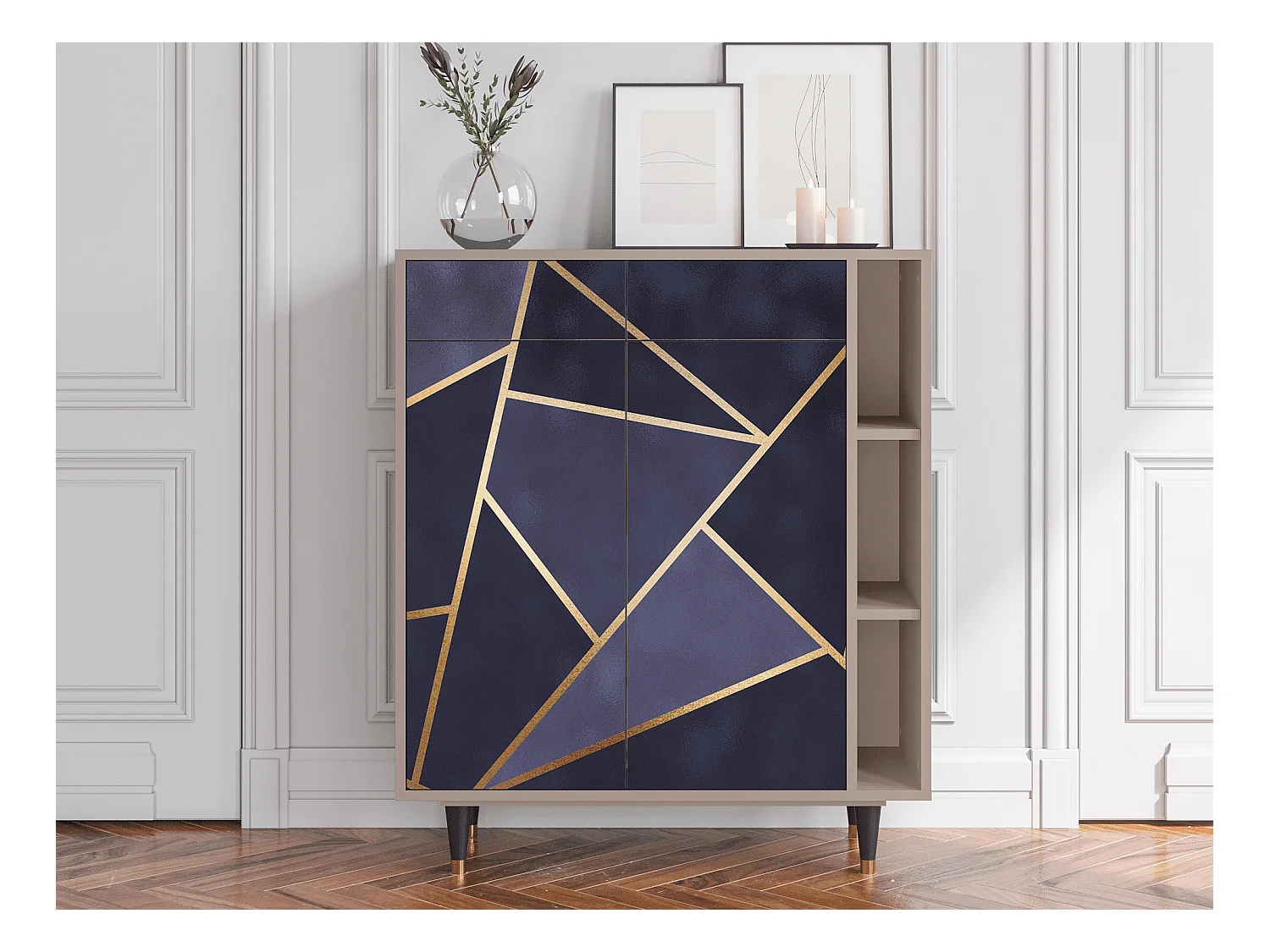 Credenza - 96х110х41 cm - BS6 - The Amethyst, Latte