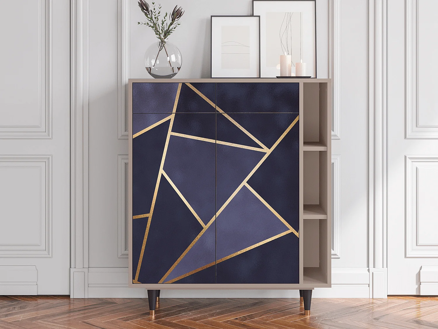 Buffet - 96х110х41 cm - BS6 - The Amethyst, Latte