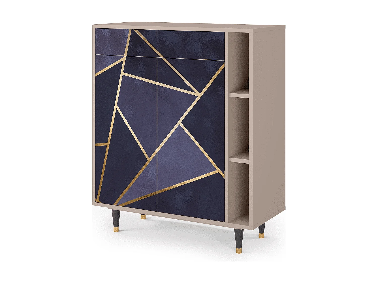 Buffet - 96х110х41 cm - BS6 - The Amethyst, Latte