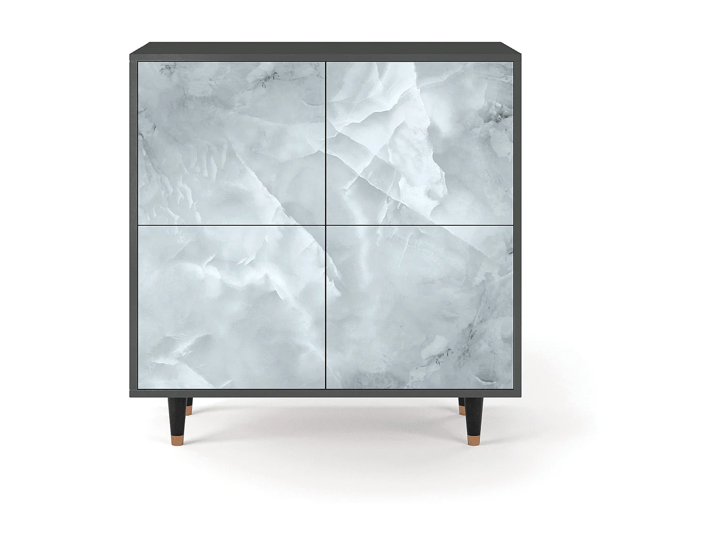 Dressoir - 94x96x48 cm - BS3 - The Onyx, Antraciet