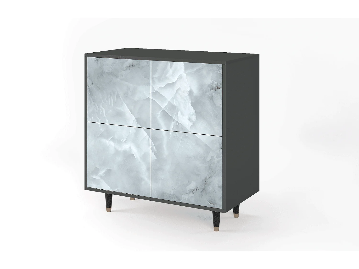 Dressoir - 94x96x48 cm - BS3 - The Onyx, Antraciet