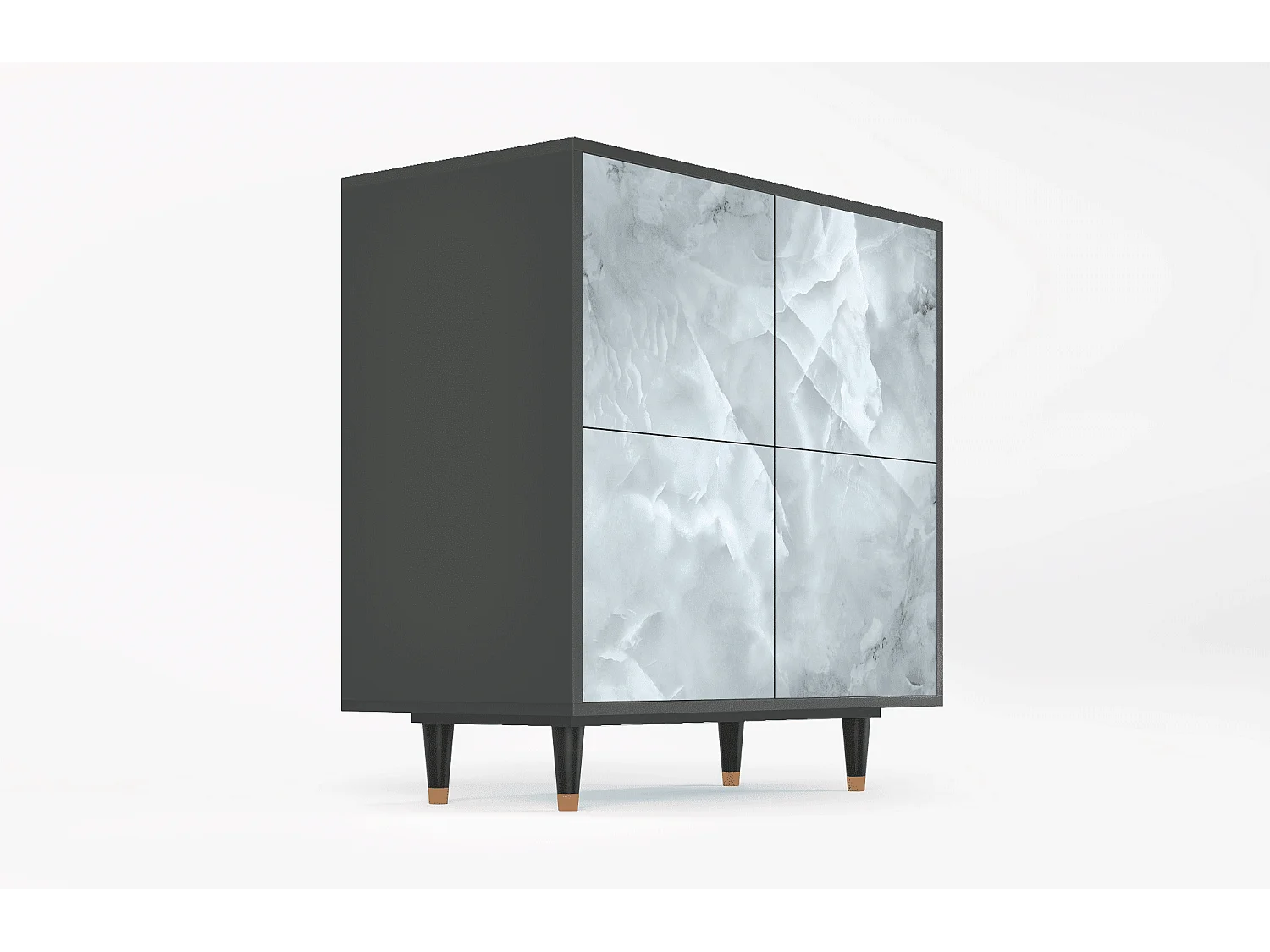 Buffet - 94x96x48 cm - BS3 - The Onyx, Anthracite